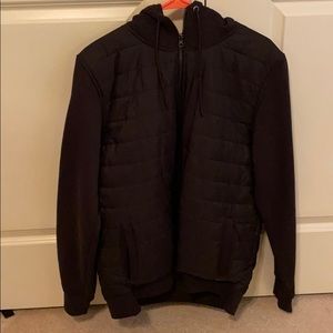 Men’s zip up puff jacket